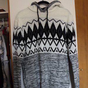 Southwestern Wool-Styled hoodie